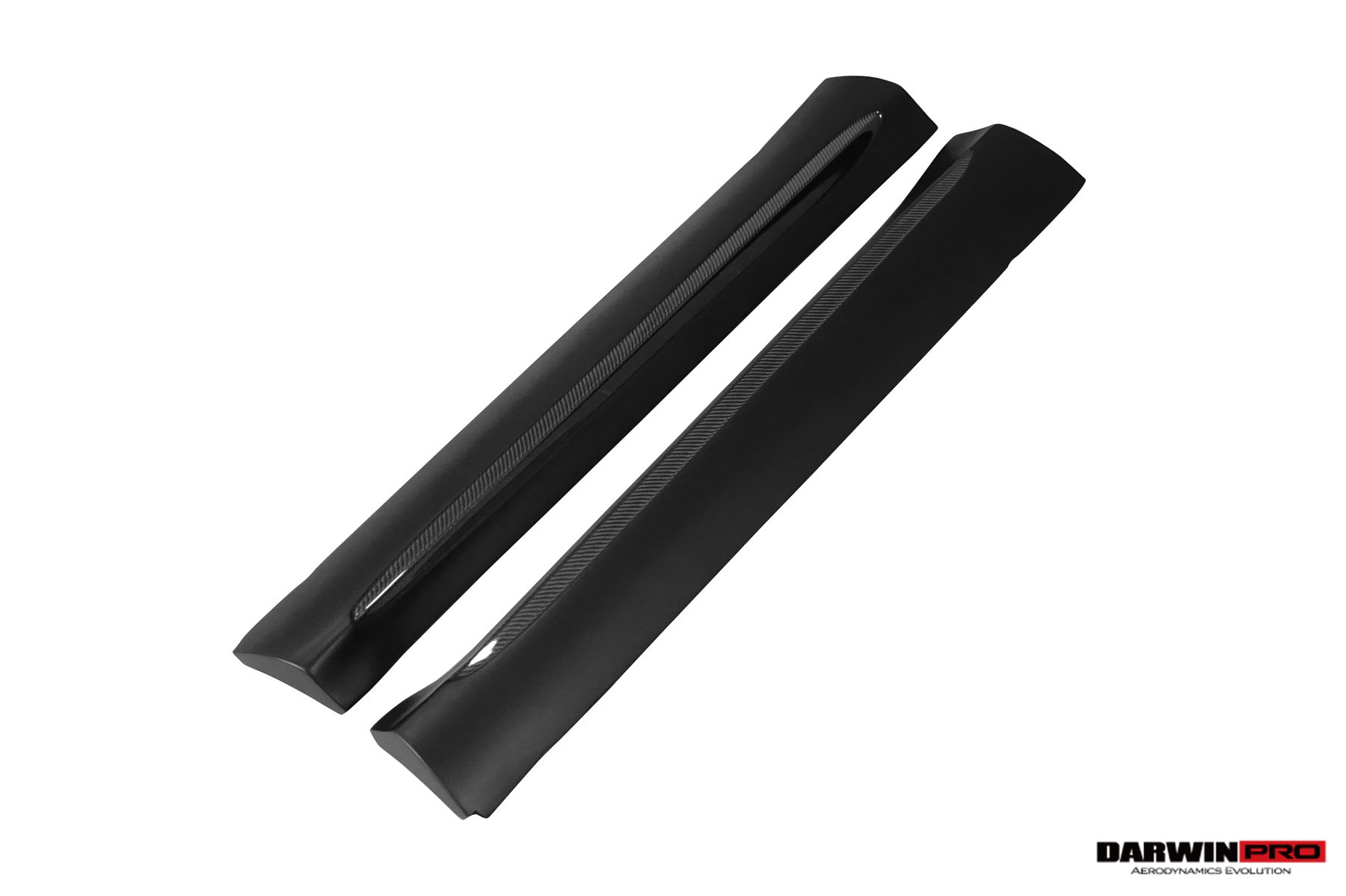 2016 - 2020 Smart Fortwo 453 BKSS Style Partial Carbon Fiber Side Skirts